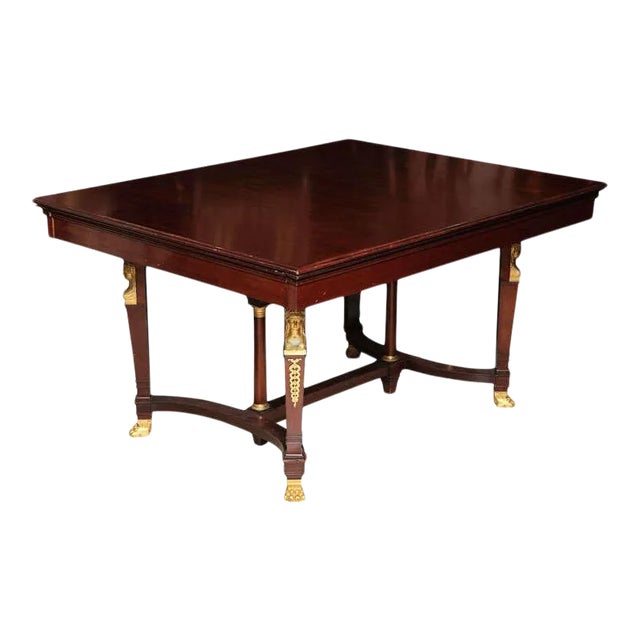 Empire Style Dining Room Table For Sale