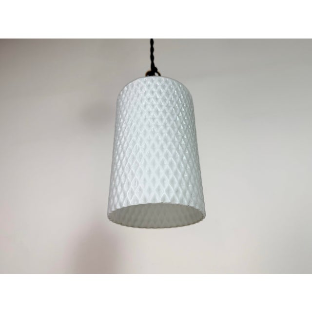 1970s Vintage Glass Ceiling Light, 1970s For Sale - Image 5 of 13