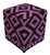 Wood 1990s Boho Chic Tribal Handmade Kilim Upholstered Ottoman For Sale - Image 7 of 9