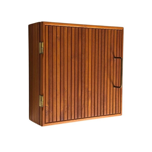 Trip Trap Wall Cabinet in Teak For Sale - Image 6 of 6