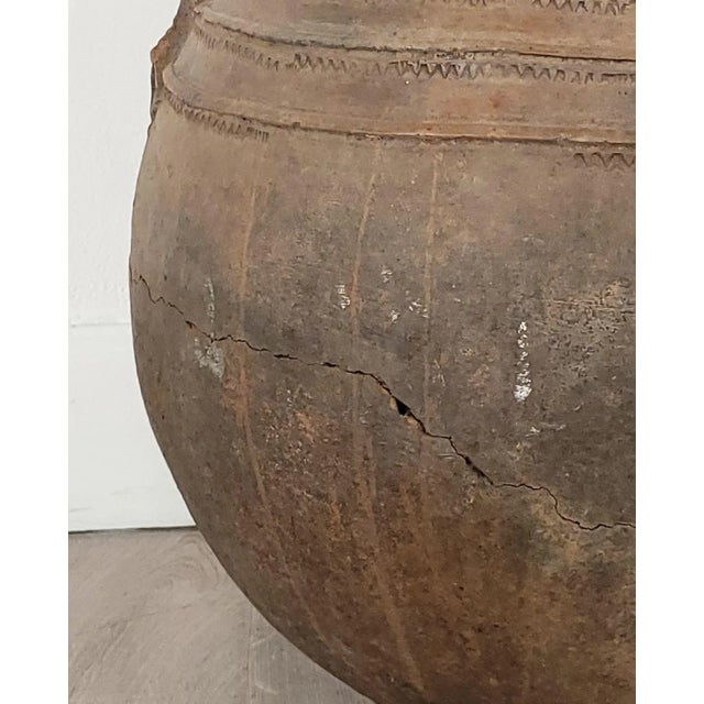 Large Indonesian Earthenware Water Jug, 19th Century or Earlier For Sale - Image 10 of 12