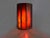 Glass Late 20th Century Handmade Stained Red Glass Candle Holder Hurricane Shade Cover For Sale - Image 7 of 8