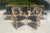McGuire McGuire Target Design Leather Dining Chairs, a Set of 7 For Sale - Image 4 of 12