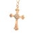 Antique Victorian 10k Gold Engraved Cross Pendant for a Necklace For Sale - Image 4 of 14