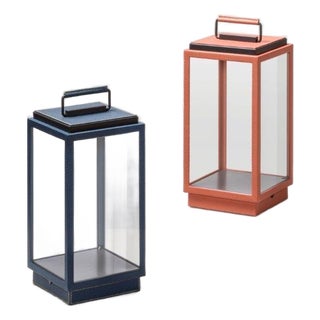 Contemporary Tekna Blakes Table Lamp in Bronze With Mango Laquer - a Pair For Sale