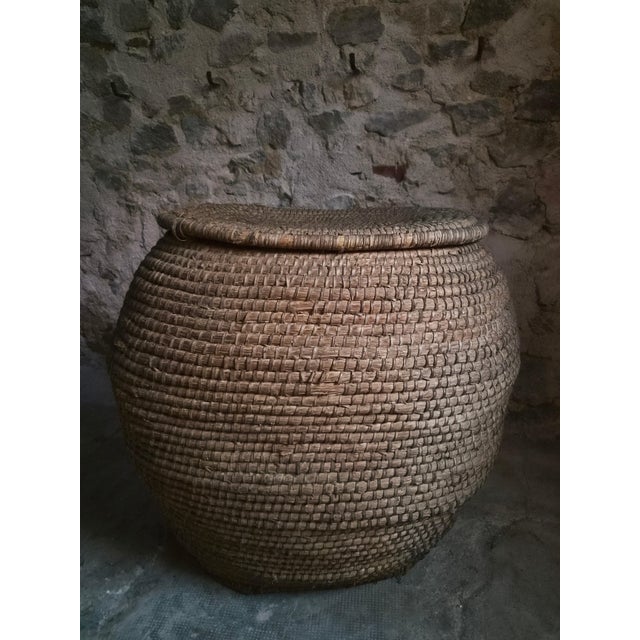 Antique French Grain Basket, 1890s For Sale - Image 4 of 18