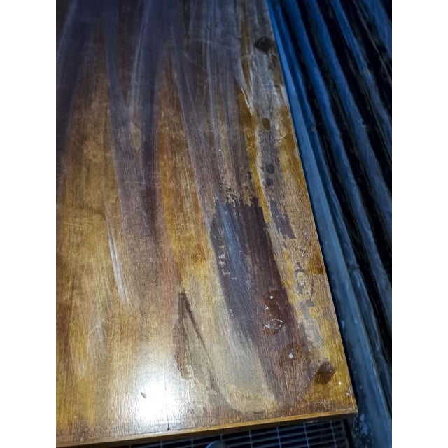 Wood Art Deco Italian One Drawer Console Table For Sale - Image 7 of 18