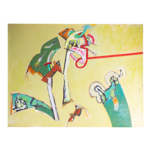 Acrylic Abstract Painting by James L. Bruch