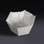 Drap b hexagonal decorative bowl in white carrara marble by bufalini marmi dimensions: d 24 x w 24 x h 11 cm. Materials:...