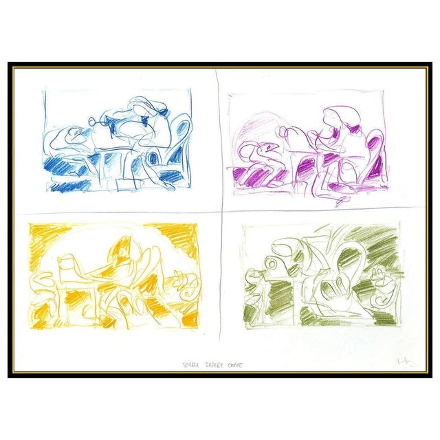 Message us to inquire about custom framing options! (Included for free with every purchase) Roberto Matta Authentic &...