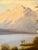 Farmhouse Vintage Framed Rustic Oil on Board Landscape - “Mount Whitney in California” For Sale - Image 3 of 12