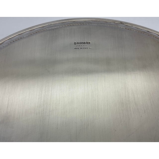 Silver Wonderful Beaded Salver For Sale - Image 10 of 17