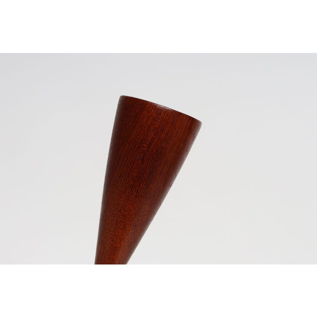 Brown Pair of Danish Modern Sculptural Organic Form Candlesticks by Digsmed For Sale - Image 8 of 17