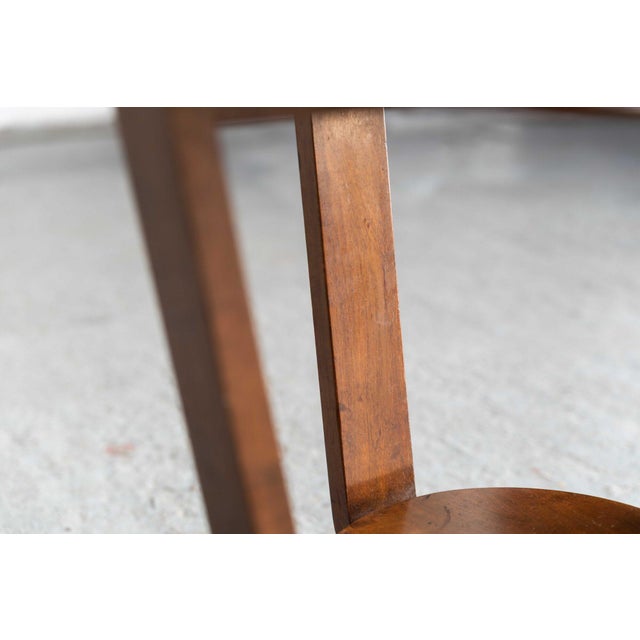 Gold Art Deco Side Table, Netherlands, 1930s For Sale - Image 8 of 14