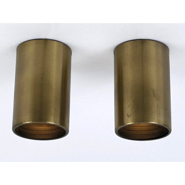 Metal Mid-Century Modern German Flush Mounts, 1960s, Set of 2 For Sale - Image 7 of 18