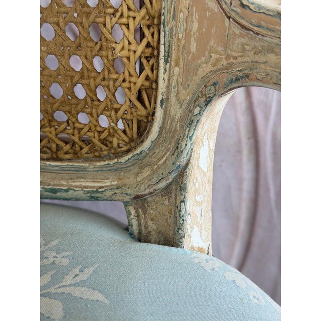 French Louis XV Fauteuil Vanity Chair, Beechwood, Circa 1880-1900 For Sale - Image 16 of 16