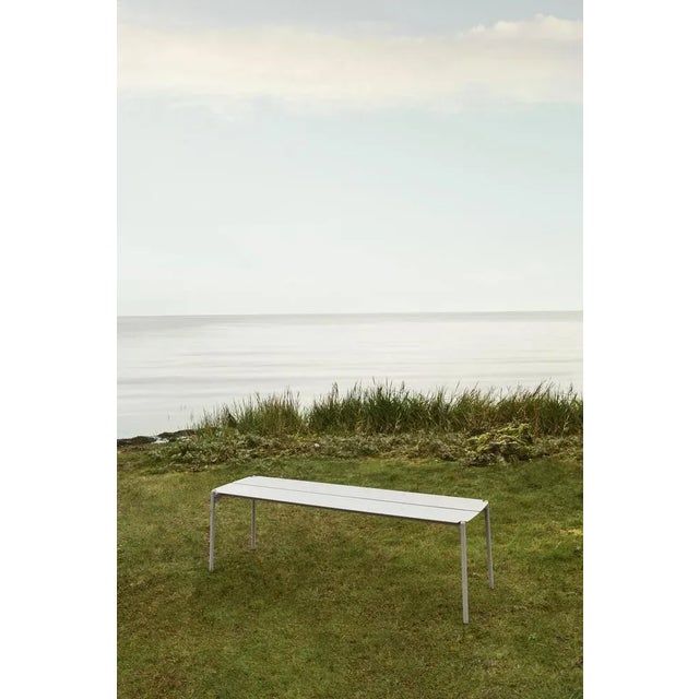 Metal Taupe Minimalist Dining Chair by Rasmus Falkenberg For Sale - Image 7 of 9