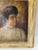 Early 20th Century Early 20th Century Portrait Painting of an Italian Lady With Inscription For Sale - Image 5 of 9