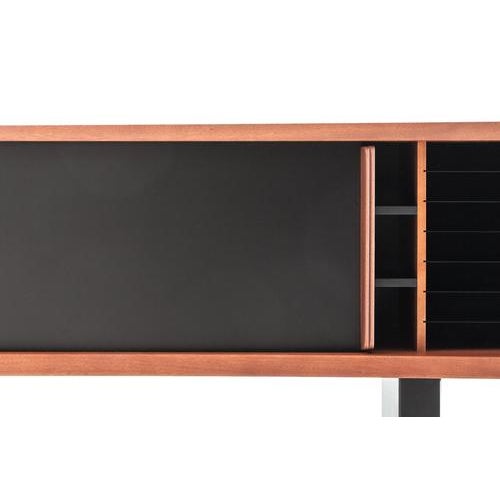 Cassina 513 Riflesso Storage Unit in Black by Charlotte Perriand for Cassina For Sale - Image 4 of 9