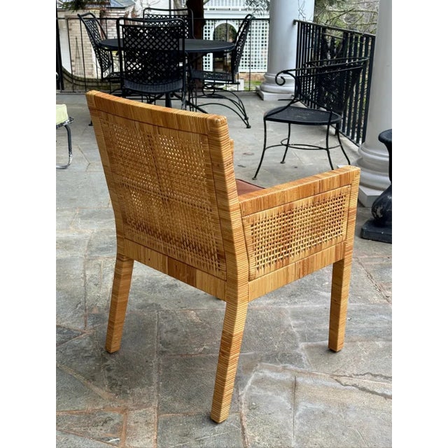 Amber Bielecky Brothers, Inc Rattan Dining Chairs For Sale - Image 8 of 12