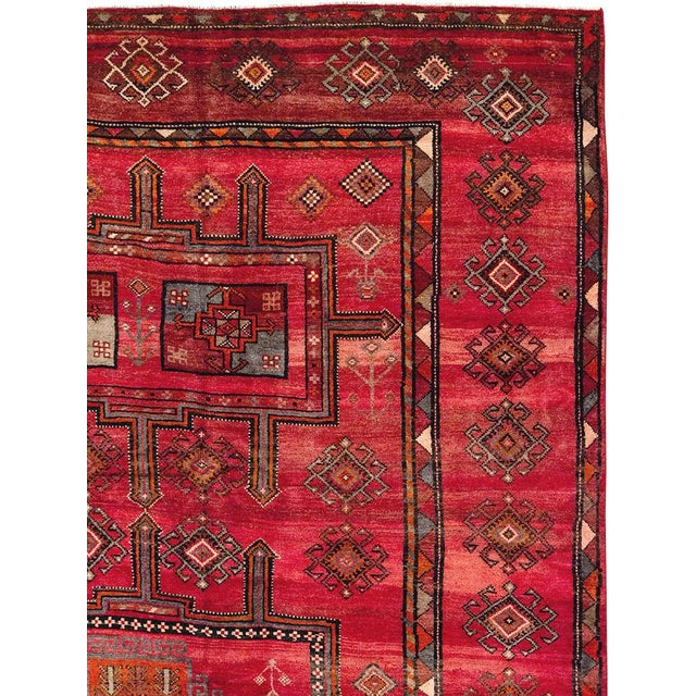 Tribal Galerie Shabab Collection Mid-20th Century Turkish Anatolian Room Size Carpet For Sale - Image 3 of 10