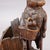 Brown Antique Black Forest Carved Rabbit Figure With Basket, Circa 1900 For Sale - Image 8 of 9