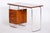 Bauhaus Writing Desk in Oak and Chrome by R. Slezák, Czech, 1930s For Sale - Image 14 of 14