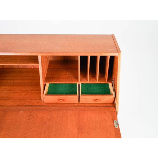 Wood Mid-Century Teak Secretary by H.W. Klein for Bramin, 1960s For Sale - Image 7 of 13