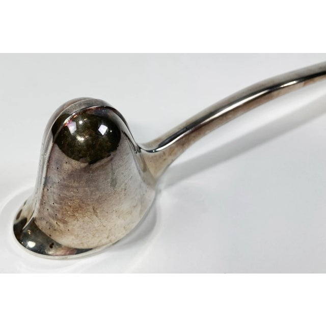 Silver Vintage Godinger Silverplate Candle Snuffer For Sale - Image 8 of 11
