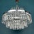 Mid-Century Modern Large Vintage Crystal Chandelier from Sijaj Hrastnik, Yugoslavia, 1970s For Sale - Image 3 of 14