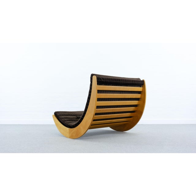 Wood Tandem Relaxer 2for2 Rocking Chair by Verner Panton for Rosenthal, 1970s For Sale - Image 7 of 18