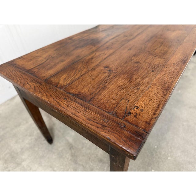 Farmhouse Table in Oak, 19th Century For Sale - Image 3 of 9