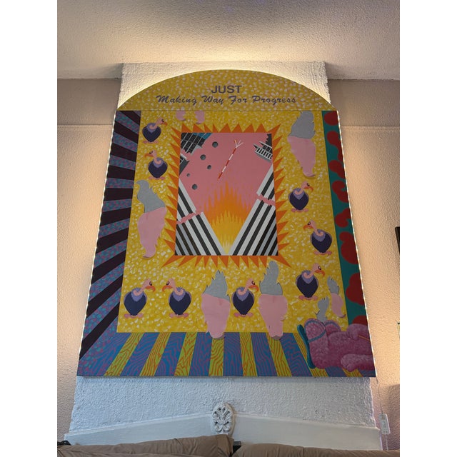 Late 20th Century Late 20th Century "Just Making Way for Progress" – Monumental Arched Modernist Installation by Ann T. Cooper For Sale - Image 5 of 7