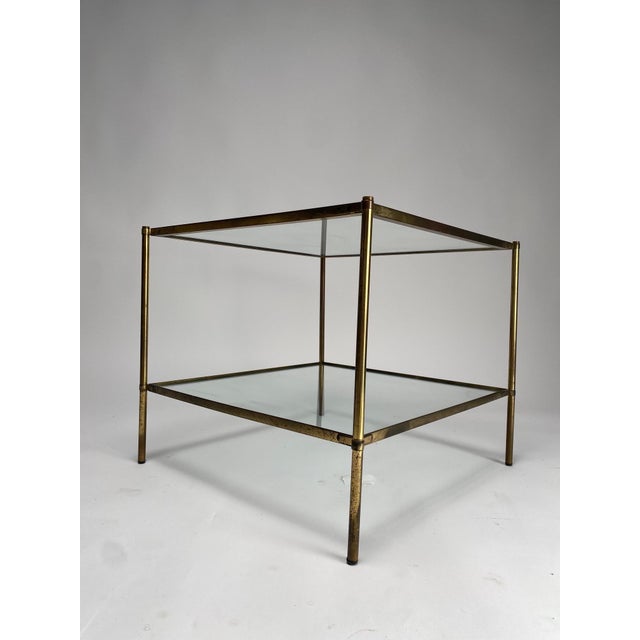 1940s Montecarlo Brass Low Tables from Corrado Dallacqua, 1949, Set of 2 For Sale - Image 5 of 8