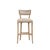 The Carvell Bar Stool from Zentique brings the collection's klismos-inspired silhouette to bar height. The concave back...