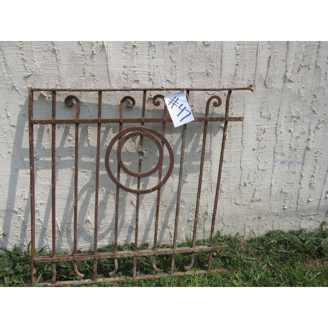1900 - 1909 Antique Victorian Iron Gate For Sale - Image 5 of 5