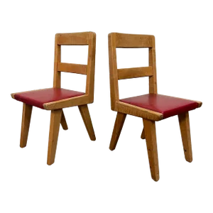 Pair of Jens Risom Style Children’s Chairs