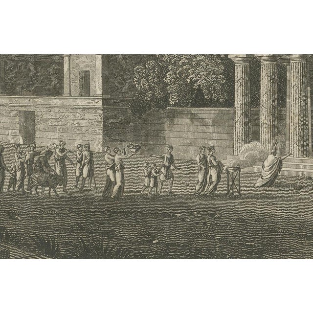 Early 19th Century Tardieu, Set of Two Ancient Greek Temple Views, Parthenon and Theseion, 1825, Engraving For Sale - Image 5 of 13