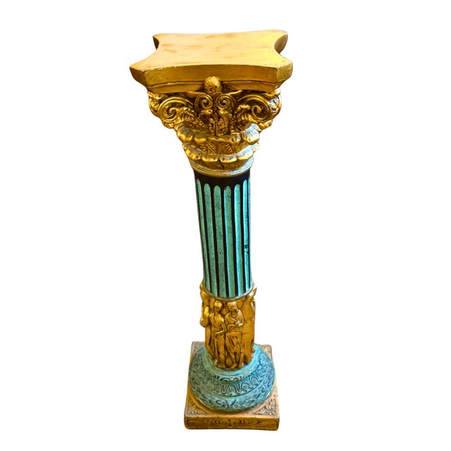 Italian Neoclassical Pedestal Column, 1900 For Sale - Image 3 of 10