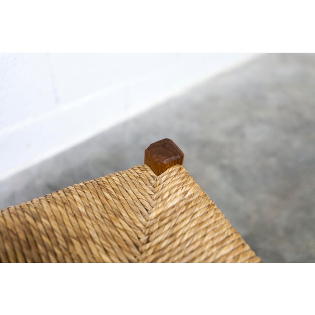 Beige Handcrafted Brutalist Rustic Bench, 1960s For Sale - Image 8 of 14