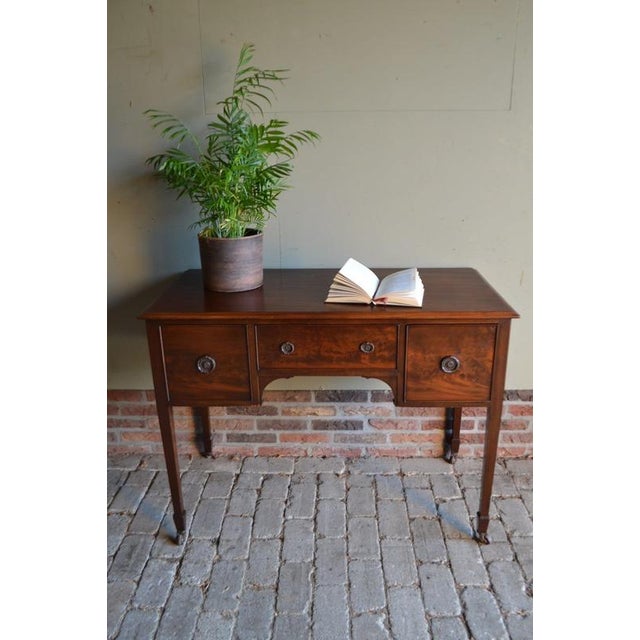 Antique Writing Desk in Mahogany For Sale - Image 9 of 10