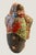Red Vintage Japanese Kutani Moriage Hotei Laughing Buddha Statue 10.5" Hand Painted For Sale - Image 8 of 12