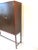 Baker Furniture Company Baker Styled Burl Wood 2 Pc. Mid Century Cabinet / Server For Sale - Image 4 of 13