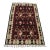 1960s Traditional Burgundy Wool Rug For Sale