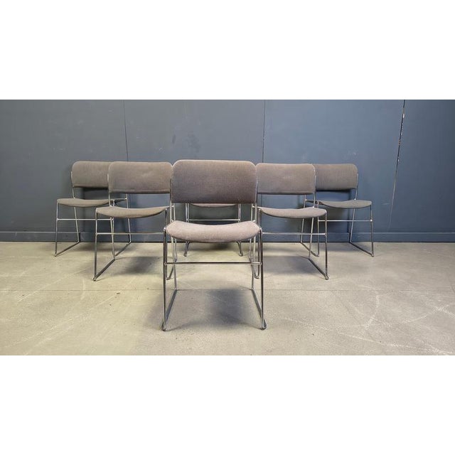 40/4 Chairs by David Rowland for Seid International, 1970s, Set of 6 For Sale - Image 9 of 12