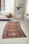 Vintage Nomadic Pink, Purple, Charcoal & Black Runner Rug , 3.5 x 9.8 For Sale - Image 11 of 11