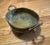 Metal Mid Century Brass Oval Jardiniere Lion Head Ram Horn Handles Paw Feet Hammered Bowl For Sale - Image 7 of 12