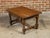 English 19th Century Oak Coffee Table with Single Drawer and Turned Base For Sale - Image 10 of 12