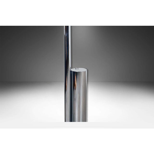 Stunning rare monumental Italian Golden Gate floor lamp Manufactured by Arredoluce in 1970, by Nanda Vigo. Features a...