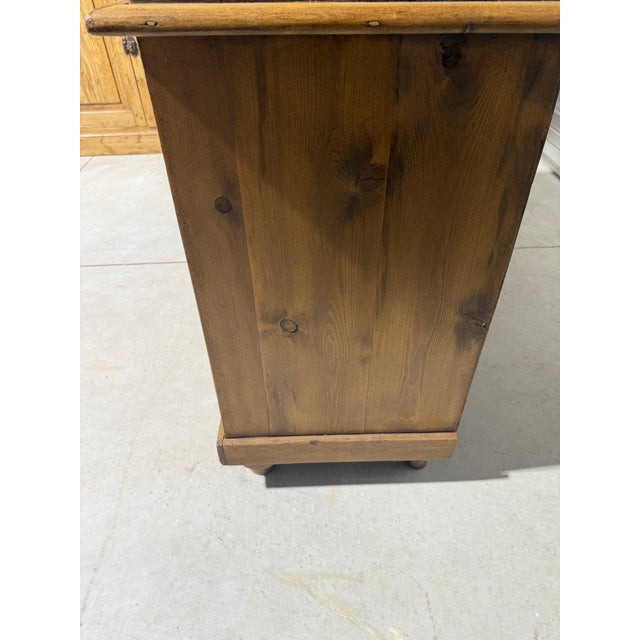 Antique Pine Dresser Base From England For Sale - Image 13 of 18